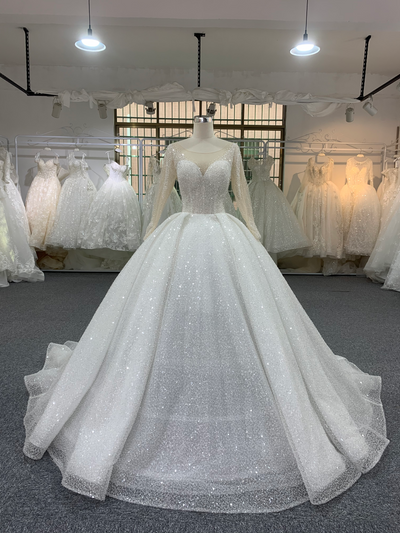 Heavy beading luxury ball gown – BYG ...